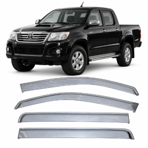 Cubrelluvias Cromados Toyota Hilux Doble Cabina 2008 2009 2010 2011