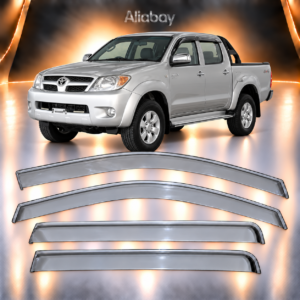 Cubrelluvias Cromados Toyota Hilux Doble Cabina 2008 2009 2010 2011
