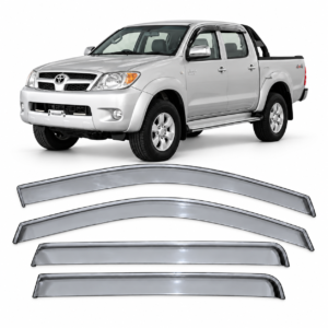 Cubrelluvias Cromados Toyota Hilux Doble Cabina 2008 2009 2010 2011